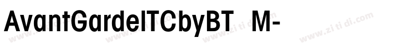 AvantGardelTCbyBT  M字体转换